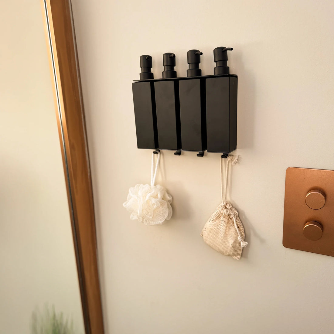 Rvs zeepdispenser 4 mat zwart 01