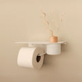 Wc rol houder avola wit met diffuser 01