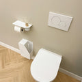 Wc rol houder avola wit met diffuser 03