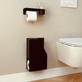 Wc rol houder avola zwart met diffuser 01