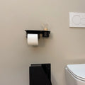 Wc rol houder avola zwart met diffuser 03